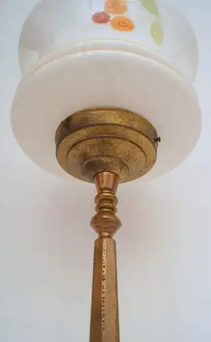 Unikate original Jugendstil Tischleuchte Messinglampe Schreibtisch 1920