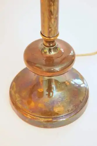 Design Art Deco Schreibtischleuchte "SATURN BASEMENT" Design Unikat Messinglampe