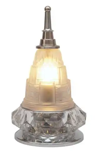 70er Jahre Design Tischlampe "GAGARIN" Space Age Design Unikat Upcycling