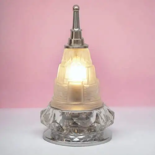 70er Jahre Design Tischlampe "GAGARIN" Space Age Design Unikat Upcycling