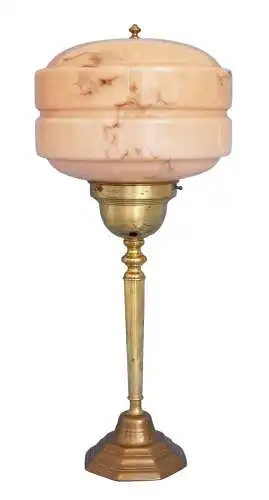 Art Deco Lampe Schreibtischleuchte Messing Loft 1930 Leuchte