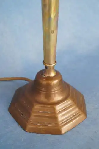 Art Deco Lampe Schreibtischleuchte Messing Loft 1930 Leuchte