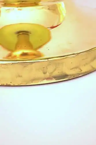 Schöne Art Déco Design Tischleuchte "GOLDEN GREEN" Unikat Einzestück Messing