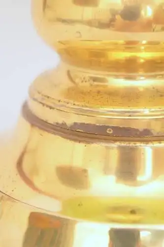 Schöne Art Déco Design Tischleuchte "GOLDEN GREEN" Unikat Einzestück Messing