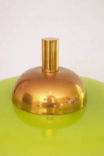 Schöne Art Déco Design Tischleuchte "GOLDEN GREEN" Unikat Einzestück Messing
