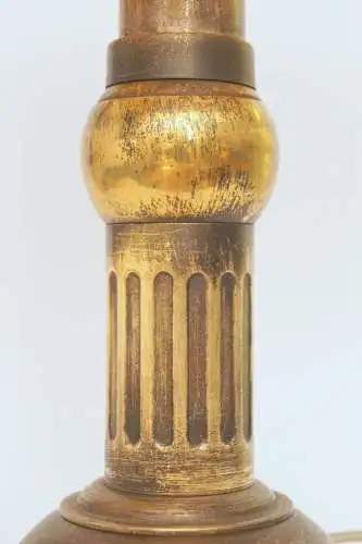 Art Deco Design Schreibtischleuchte "MARBLE SPOT" Unikat Messinglampe Berlin