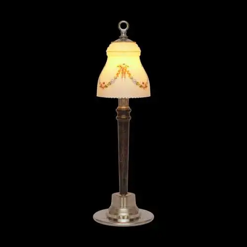 Jugendstil Tischleuchte "FRUITS" Unikat Tischleuchte Shabby Tischlampe