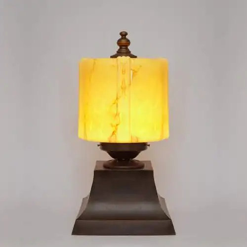 Design Unikat Art Déco Tischleuchte "THE DRUM" Einzelstück Tischlampe
