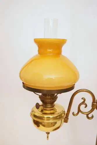 Jugendstil Bibliotheksleuchte Tischlampe Messinglampe Doppel Kontorleuchte Bank