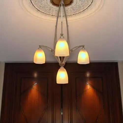 Seltene original Art Déco Deckenleuchte "AMIENS" Chandelier Hängelampe 1920er