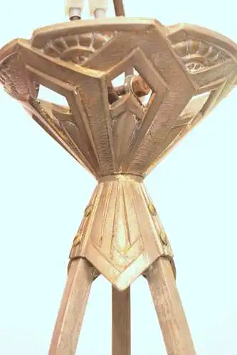 Seltene original Art Déco Deckenleuchte "AMIENS" Chandelier Hängelampe 1920er