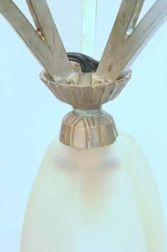 Seltene original Art Déco Deckenleuchte "AMIENS" Chandelier Hängelampe 1920er