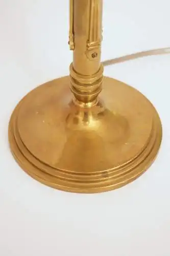 Sehr elegante original Art Déco Schreibtischlampe "THE COMMODORE" Messinglampe