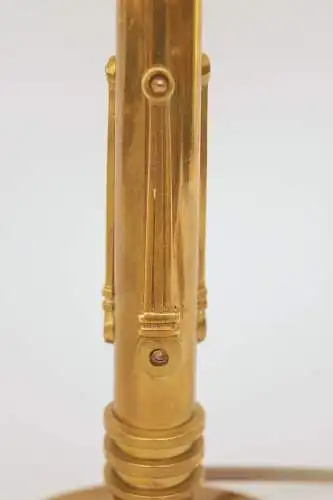 Sehr elegante original Art Déco Schreibtischlampe "THE COMMODORE" Messinglampe