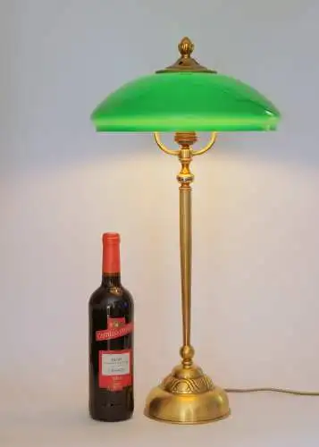 Unikat Art Déco Design Tischleuchte "SHEFFIELD REGENCY" Tischlampe Messinglampe