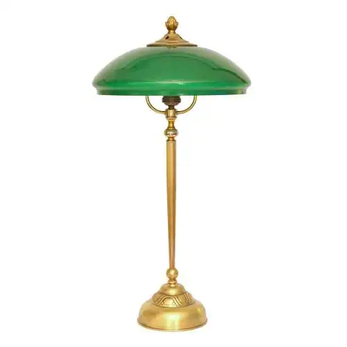 Unikat Art Déco Design Tischleuchte "SHEFFIELD REGENCY" Tischlampe Messinglampe