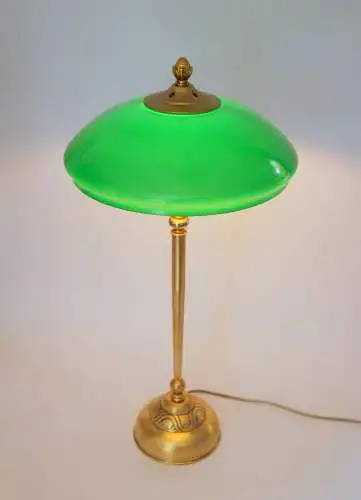 Unikat Art Déco Design Tischleuchte "SHEFFIELD REGENCY" Tischlampe Messinglampe