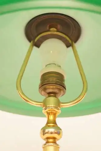 Unikat Art Déco Design Tischleuchte "SHEFFIELD REGENCY" Tischlampe Messinglampe