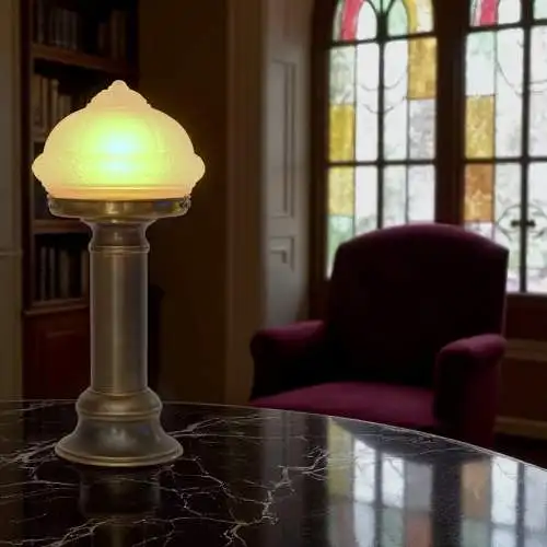 Unikat Art Nouveau Tischleuchte "LEICESTER" Tischlampe Einzelstück