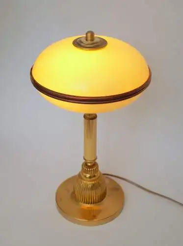 Einzelstück Art Deco Design Schreibtischleuchte "OXFORD" Tischlampe Messinglampe