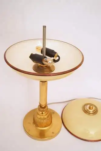 Einzelstück Art Deco Design Schreibtischleuchte "OXFORD" Tischlampe Messinglampe