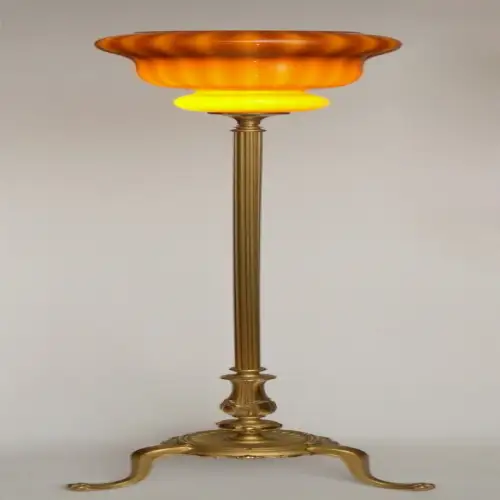 Jugendstil Lampe Stehlampe "REGENCY HILL" Messinglampe Einzelstück 160 cm