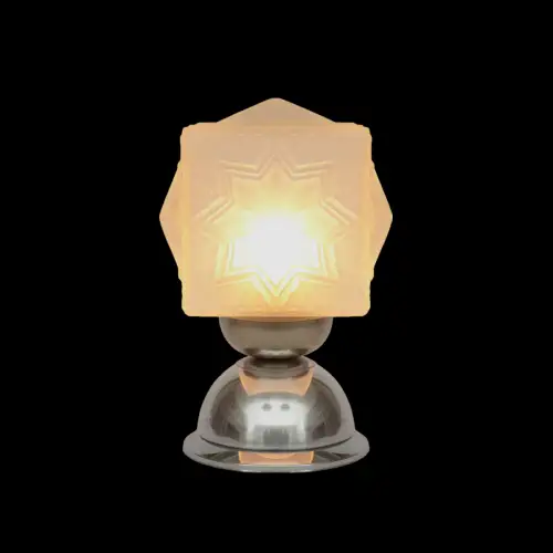 Französische original Art Déco Tischleuchte "FRENCH STAR" 1930er Tischlampe