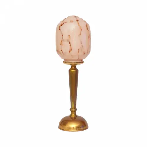 Design Art Deco Tischleuchte "BOSTON SPHERE" Messinglampe Unikat Tischlampe