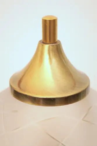 Design Unikat Art Déco Tischleuchte "DAHLHAUSEN" Messinglampe Tischlampe