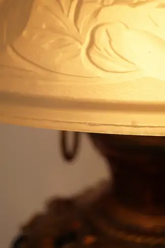 Art Deco Jugendstil Design Tischleuchte "CASABLANCA" Messinglampe Unikat