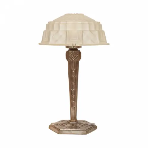 Design Art Déco Schreibtischleuchte "ST. JANE TOWER" Unikat Tischlampe