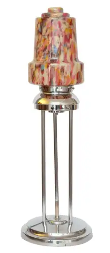 Type Déco Lamp Bauhaus Table Lamp " Tempelhof " Chrome Collector 29 1/8in Lamp