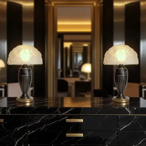 Museal Type Déco Light " Nancy " 1920 France Light Original Sideboard