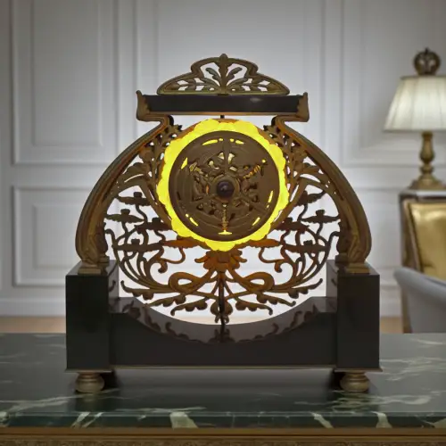 Einzigartige Art Déco Jugendstil Tischleuchte "HEIDELBERG" Sammler Unikat