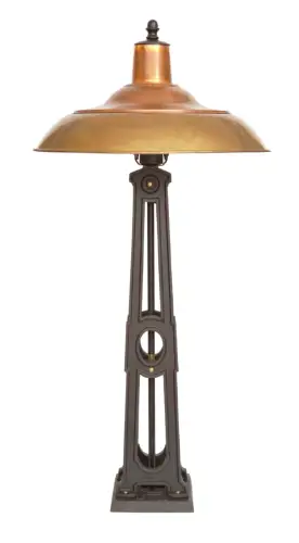 Art Deco Einzelstück für Sammler Tischleuchte "ZODIAC" Unikat Schreibtisch Lampe