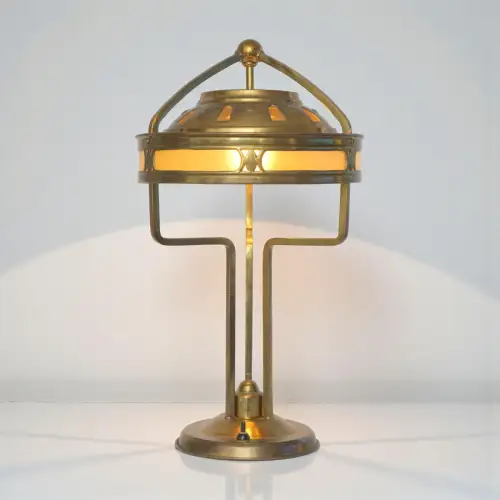 Seltene original Jugendstil Schreibtischleuchte "SCHÖNBRUNN" Wiener Secession