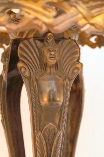 Weltweites Unikat Art Deco Design Tischleuchte "NEW TRINITY" Messinglampe rare