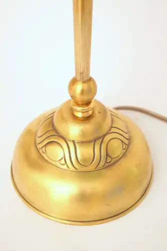 Art Déco Design Schreibtischleuchte "SHEFFIELD REGENCY" Tischlampe Messinglampe