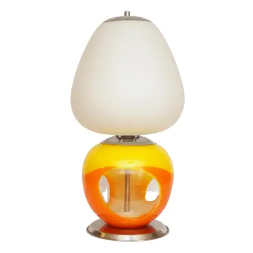 Space Age Design Tischleuchte "SPACE BUBBLE" Mid-Century Unikat 60er