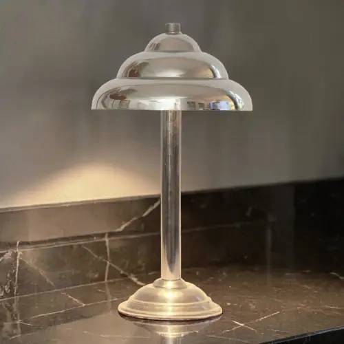 Original Art Deco Schreibtischleuchte "BLÜCHER" Tischlampe Banker zierlich 1930