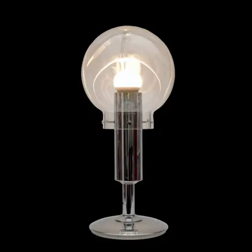 Design Leuchte "GRANDE ZUCCHERI" 60er Jahre Tischlampe Membrane Carlo Nason