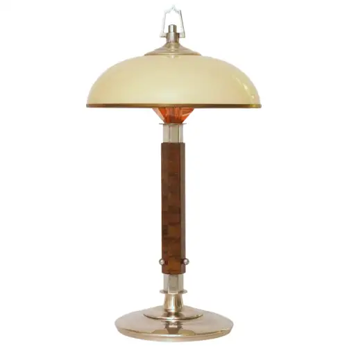 Unikate Art Déco Tischleuchte "SAARLOUIS" Einzelstück Messing