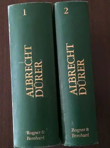 Dürer, Albrecht: Albrecht Dürer 1471 bis 1528. Das gesamte graphische Werk, Band 1: Handzeichnungen, Band 2: Druckgraphik, Einleitung von Wolfgang Hütt. 