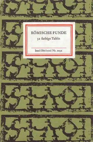 Laser, Rudolf (Hrsg.): Römische Funde zwischen Thüringer Wald und Ostsee, Mit einem Nachwort von Rudolf Laser. 