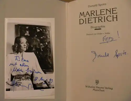 Spoto, Donald: Marlene Dietrich, Biographie. 