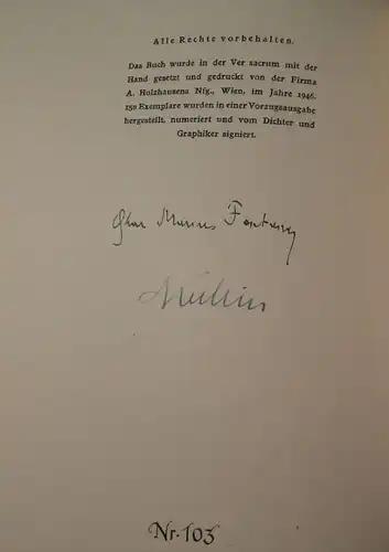 Fontana, Oskar Maurus und Alfred Kubin: Die Türme des Beg Begouja, Roman. Mit Zeichnungen von Alfred Kubin. 
