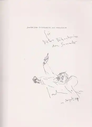 John, Joachim: Verführung auf toscanisch, Zeichnungen zu Machiavellis Komödie "Mandragola". Herausgegeben von Werner Stockfisch. 