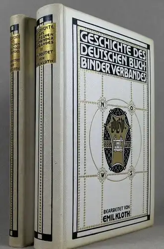 Kloth, Emil: Geschichte des Deutschen Buchbinderverbandes, und seiner Vorläufer in zwei Bänden. 