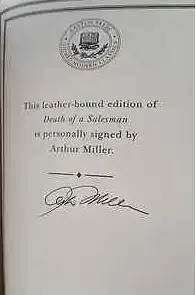 Miller, Arthur: Death of a Salesmann.  B00DDI84EK. 