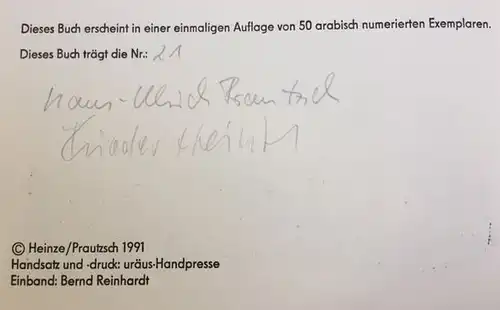 Prautzsch, Hans-Ulrich. Terra Inkognita.